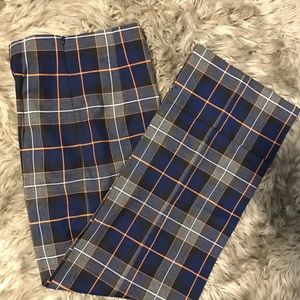 Zara plaid high waisted dress pants!